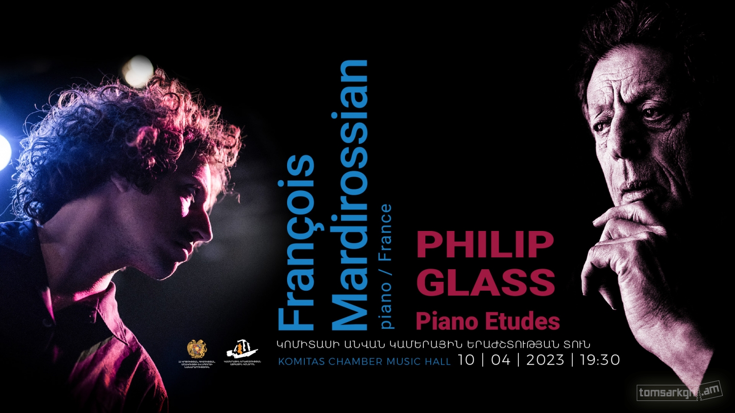 PHILIP GLASS / François Mardirossian/piano/France